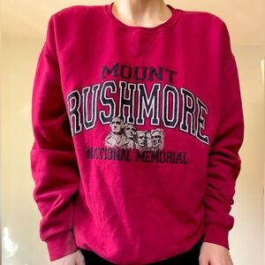 Vintage Red Crewneck Sweatshirt